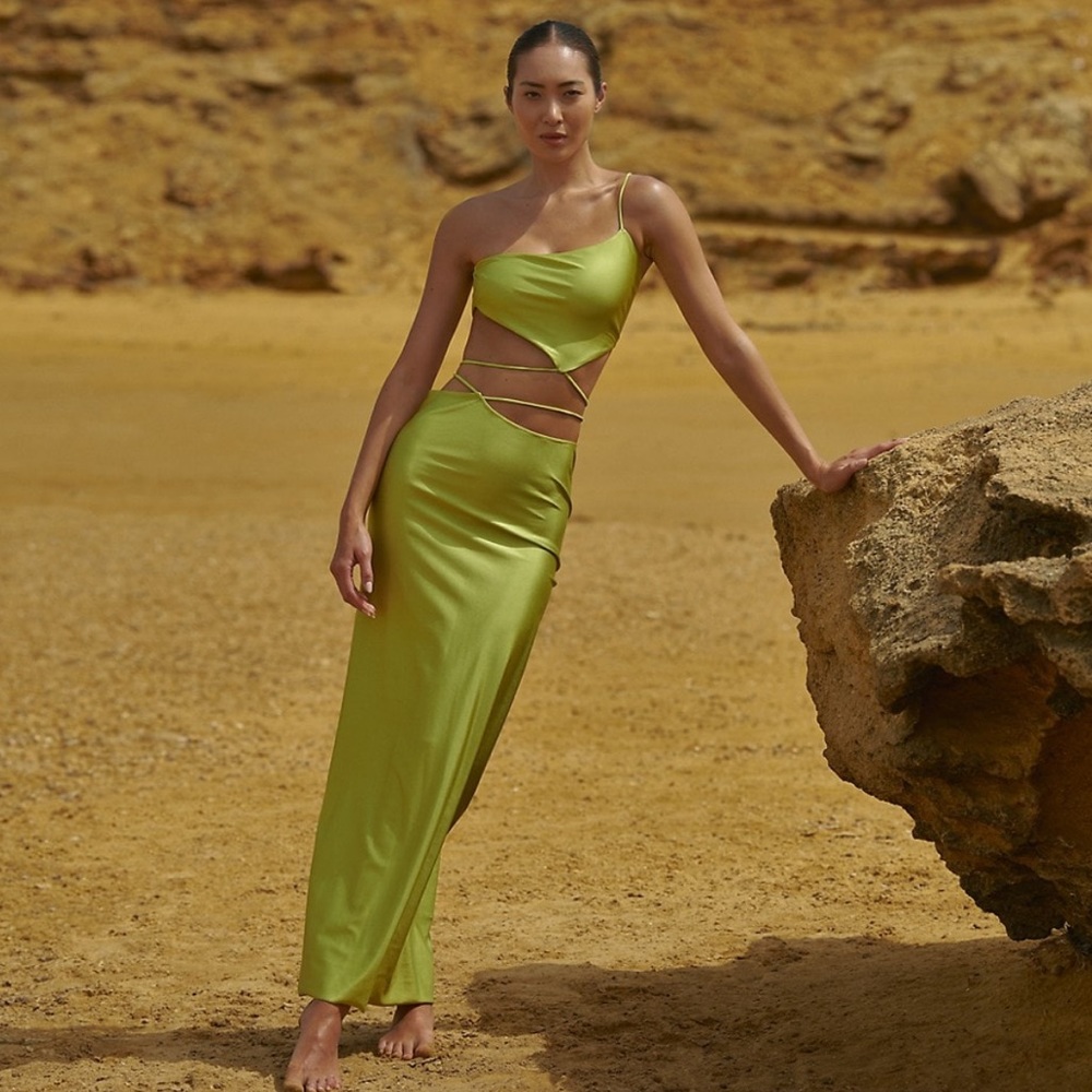 BAOBAB Cala 2-Piece Satin Skirt Set